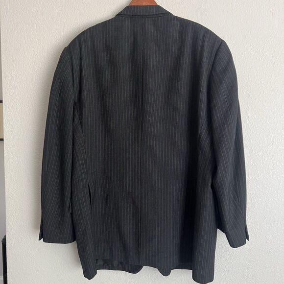 Romeo Gigli Mens Pinstripe Suit Jacket Size 42 R 52 IT - Picture 2 of 11